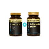 Microbiome 2'li Paket: L-Glutamin 60 Tablet + ZMA GCA 60 Tablet Aminoasit Sporcu Takviye Paketi