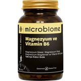 Microbiome Magnezyum ve Vitamin B6 30 Tablet Yetişkinler İçin Güçlü Takviye Edici Gıda
