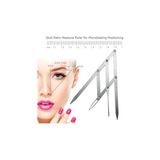 Microblading Kaş Ölçüm Cetveli, Kalıcı Makyaj Altın Oran Pergeli 275 - Renkli