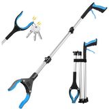 Microcase 109 cm 3 Katmanlı Çöp Şişe Atık Toplama Eşya Alma Aparatı - AL5702 - Siyah