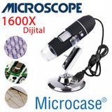 Microcase 1600x Dijital Mikroskop USB HD Cmos 8 Led Digital Microscobe