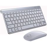 Microcase 2.4 GHz Wireless Kablosuz Slim Klavye ve Mouse Seti + Türkçe Klavye Etiketi - AL27701 (Gümüş)