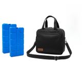 Microcase 2in1 Set Çift Kişilik Termal Yemek Çantası 8 LT + 2 Adet 400 ML Buz Kasedi AL5432