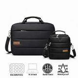 Microcase 2in1 Set Macbook Pro 14 inch M4 Pro/Max 2024 ile Uyumlu Çanta + Omuz Askılıklı El Çantası AL5499