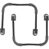 Microcase 2'Li Katlanabilir Kaymaz Çalışma Masası Yatak Sehpası Ayağı Al4515 - 25x30x25 - Siyah
