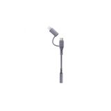 Microcase 2'si 1 Arada Type-C ve Lightning to 3.5mm AUX Kulaklık Dönüştürücü Adaptör Kablosu-AL5816