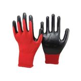 Microcase 3 Adet Kırmızı Siyah Nitril Kaplı Polyester İş Eldiveni - Al2843