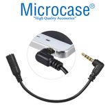 Microcase 3 Boğum - 4 Boğum Çevirici 2.5 mm Girişli DSLR Kameraya Mikrofon Bağlama Kablosu - AL2314