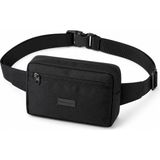 Microcase 3 Bölmeli Ayarlanabilir Askılı Unisex Bel ve Omuz Çantası Siyah AL5681