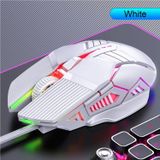 Microcase 3200 DPI Ergonomik Sessiz Kablolu RGB Işıklı Gaming Oyuncu Mouse - AL4929 (Siyah)