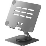 Microcase 360 Derece Dönerli Ayarlanabilir Yükseklik Masaüstü Telefon Tablet Tutucu Metal Stand - AL4721 Gümüş