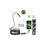 Microcase 3'ü 1 Arada Kamera Mikrofon Usb 2.0 Type-c 6 Led Su Geçirmez 5 Metre Borescope Yılan Kamera AL3899