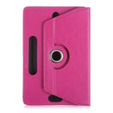 Microcase 7 inch Tabletler için Universal Döner Standlı Tablet Kılıfı - Pembe