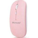 Microcase 800-1200-1600 Dpı Bluetooth Kablosuz Mouse - Al2722 Pembe