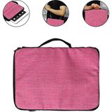 Microcase 9 10 11 Inch Tabletler Için Omuz Askılı ve El Tutacaklı Universal Sleeve Taşıma Çantası - Pembe AL3068