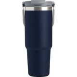 Microcase 900ML Pipetli El Tutacaklı Paslanmaz Çelik Termos Mug - AL5722 - Lacivert