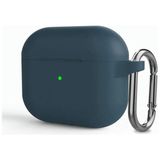 Microcase Airpods 3. Nesil Kulaklık ve Şarj Ünitesi Için Silikon Kılıf Koyu MAVI-AL2830 - Koyu Yeşil