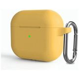 Microcase Airpods 3. Nesil Kulaklık ve Şarj Ünitesi Için Silikon Kılıf SARI-AL2830 - Sarı