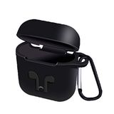 Microcase AirPods Koruma Kılıfı ve Askılığı - Siyah