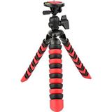 Microcase Akrobat Silikon Ayaklı Telefon Dslr Kamera Ahtapot Tripod 3 Ayak Kırmızı Renk