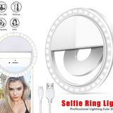 Microcase AL2608 Selfie LED Mandallı Üniversal Ring Halka Flash Işık Light