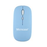 Microcase AL2675 Mavi 1600 DPI Şarj Edilebilir 2.4 GHZ Çift Modlu Bluetooth Kablosuz Mouse