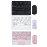 Microcase AL3560 Tablet İçinBluetooth Touchpadli Klavye Mouse Set pembe