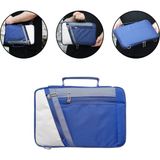 Microcase AL4346 Huawei Matepad 11.5 S Tabletler Için Omuz Askılı El Tutacaklı Sleeve Taşıma Çantası Lacivert Krem Gri