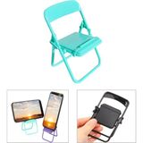 Microcase AL4924 Mini Katlanır Sandalye Tasarım Telefon Standı Dekoratif Tutucu - 09-Yeşil