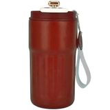 Microcase AL5024 Kırmızı 304 Paslanmaz Çelik 450 ml Bilek Askılı Derece Göstergeli Termos