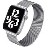 Microcase Amazfit Bip Lite Için Manyetik Metal Kordon Kayış - KY14 - Gümüş
