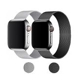 Microcase Amazfit Gts 2e 42MM Için Manyetik Metal Kordon Kayış - KY14 - Gümüş