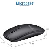 Microcase Apple iPad Pro 13 2025 ile Uyumlu Tablet Çanta+Bluetooth Klavye+Mouse+Tablet Standı SIYAH-AL4840 - Krem - Bordo - Mavi