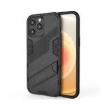 Microcase Apple iPhone 14 Pro Max Matrix Serisi Armor Standlı Perfect Koruma Kılıf -Siyah