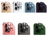 Microcase Apple iPhone 15 pro - 15 pro max Kamera Camı Lens Koruyucu Halka Set - AL3130 (Pembe)