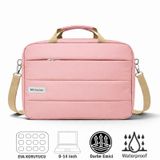 Microcase Apple Uyumlu MacBook Air 13 İnch M3 2024 İle Uyumlu Tablet Notebook Apple Uyumlu MacBook Evrak Çantası 14 İnch Pembe Al5496