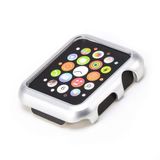 Microcase Apple Watch 42 mm seri 1 2 3 Slim Sert Rubber Çerçeve Koruma Kılıfı - GÜMÜŞ