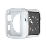 Microcase Apple Watch 7 41 Mm Önü Açık Mat Silikon Kılıf - Beyaz