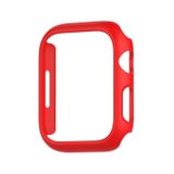 Microcase Apple Watch 7 41 mm Önü Açık Sert Plastik Kılıf - Kırmızı KN04
