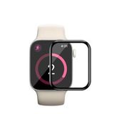 Microcase Apple Watch 7 41mm Tam Kaplayan Kavisli Ekran Koruyucu 3d Pet Film - Siyah