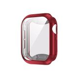 Microcase Apple Watch Series 10 42mm için Ekran Korumalı Sert Rubber Kılıf - AL3173 (Mavi)
