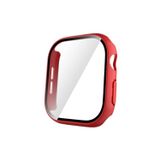 Microcase Apple Watch Series 10 46mm için Ekran Korumalı Sert Rubber Kılıf - AL3173 (MAVİ)