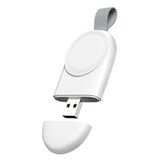 Microcase Apple Watch Ultra için Anahtarlık Tipi Manyetik USB Şarj - Beyaz AL2364