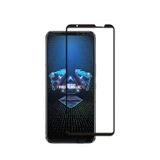 Microcase Asus ROG Phone 5s Pro Tam Kaplayan Çerçeveli Tempered Ekran Koruyucu - Siyah