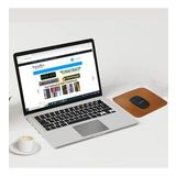 Microcase Bilgisayar Laptop için Deri Mouse Pad 24x24cm - AL3024 Taba