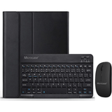 Microcase BKK6 iPad Air 2 Uyumlu Bluetooth Klavye ve Mouse + Standlı Kılıf