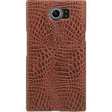 Microcase Blackberry Priv Crocodile Timsah Deri Kaplama Sert Rubber Kılıf