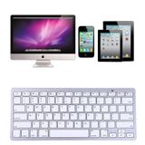 Microcase Bluetooth Kablosuz Mac iPhone iPad Klavye - AL2733 Gümüş