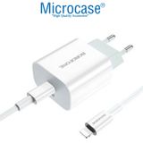 Microcase Borofone Serisi Hızlı Şarj Adaptörü 20w Pd Güç Kaynağı + Type-c Lightning Kablo - Al2894