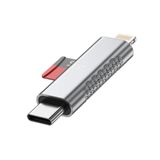 Microcase Çift Girişli Lightning ve Type-C Kart Okuyucu-AL5808